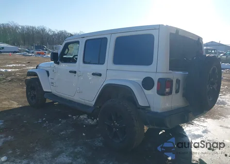 2022 Jeep Wrangler Unlimited Sahara 4X4 z USA, uszkodzony, nr VIN 1C4HJXEN2NW252074